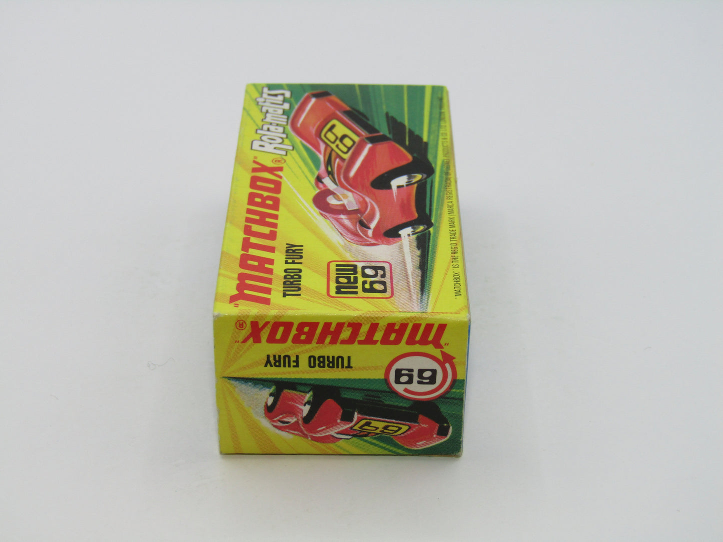Matchbox Superfast 69B Turbo Fury 69 Label Metallic Red Frosted Windows