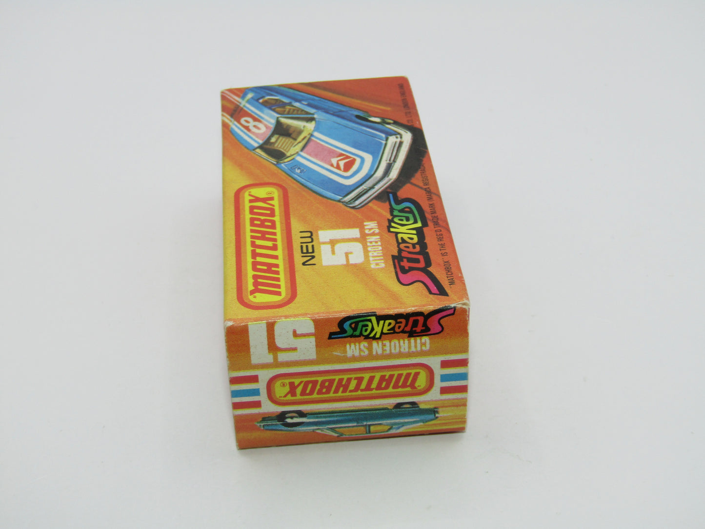 Matchbox Superfast 51B Citroen SM Streakers LEMON Interior