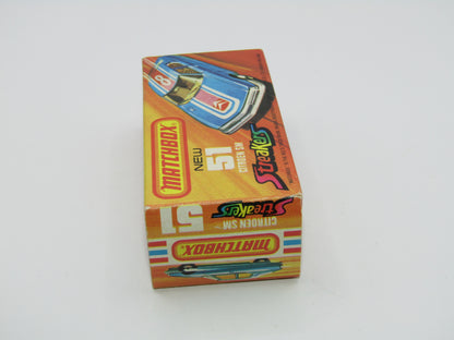 Matchbox Superfast 51B Citroen SM Streakers LEMON Interior