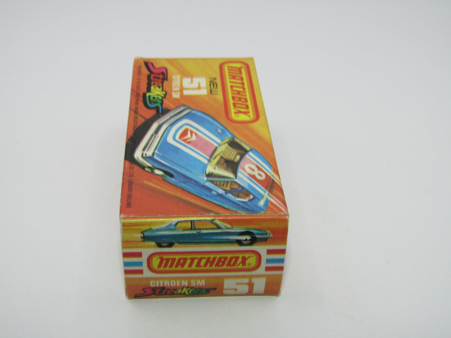 Matchbox Superfast 51B Citroen SM Streakers LEMON Interior