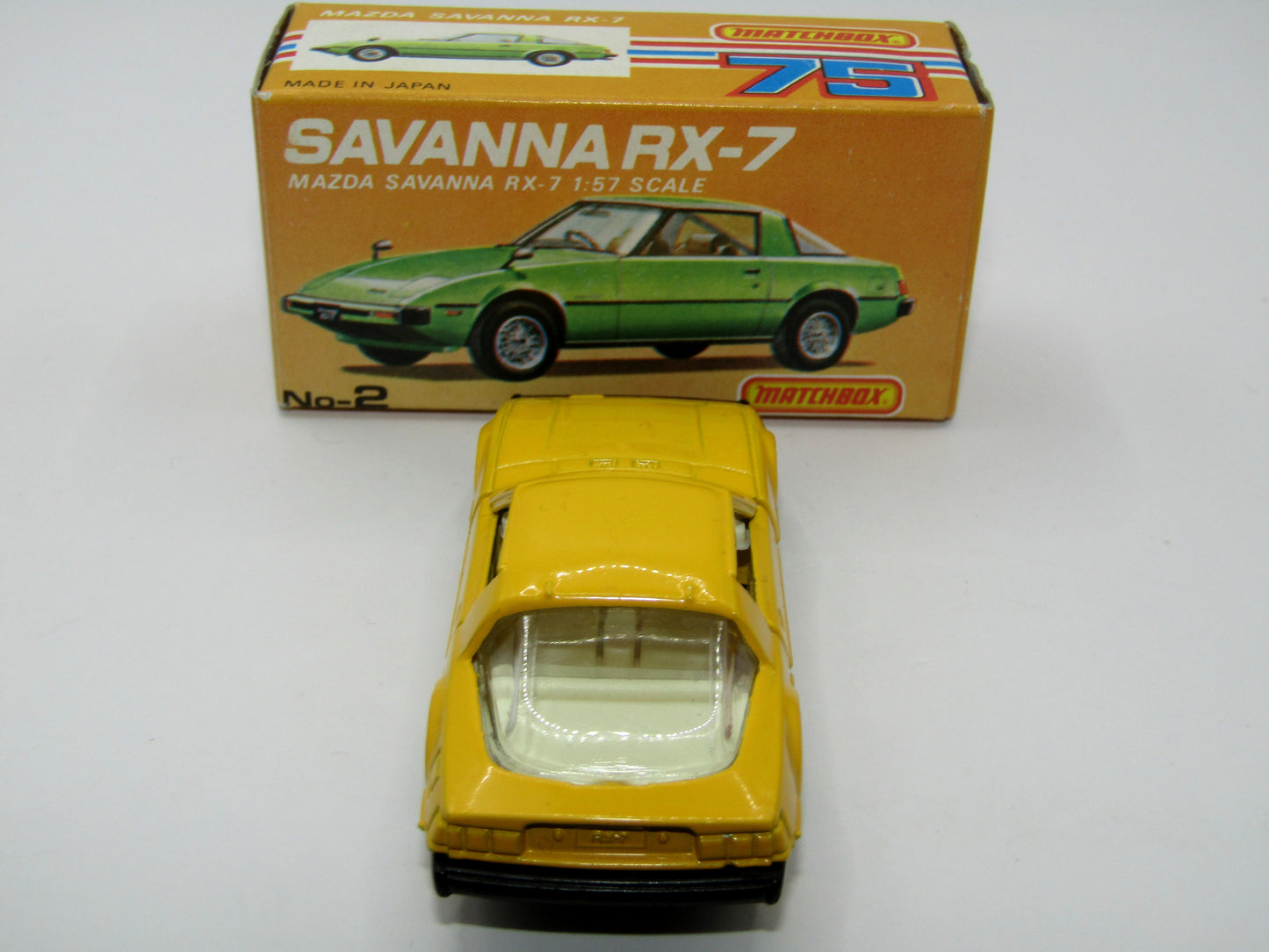 Matchbox Superfast Japan Issue No 2 Mazda Savanna RX-7 Yellow