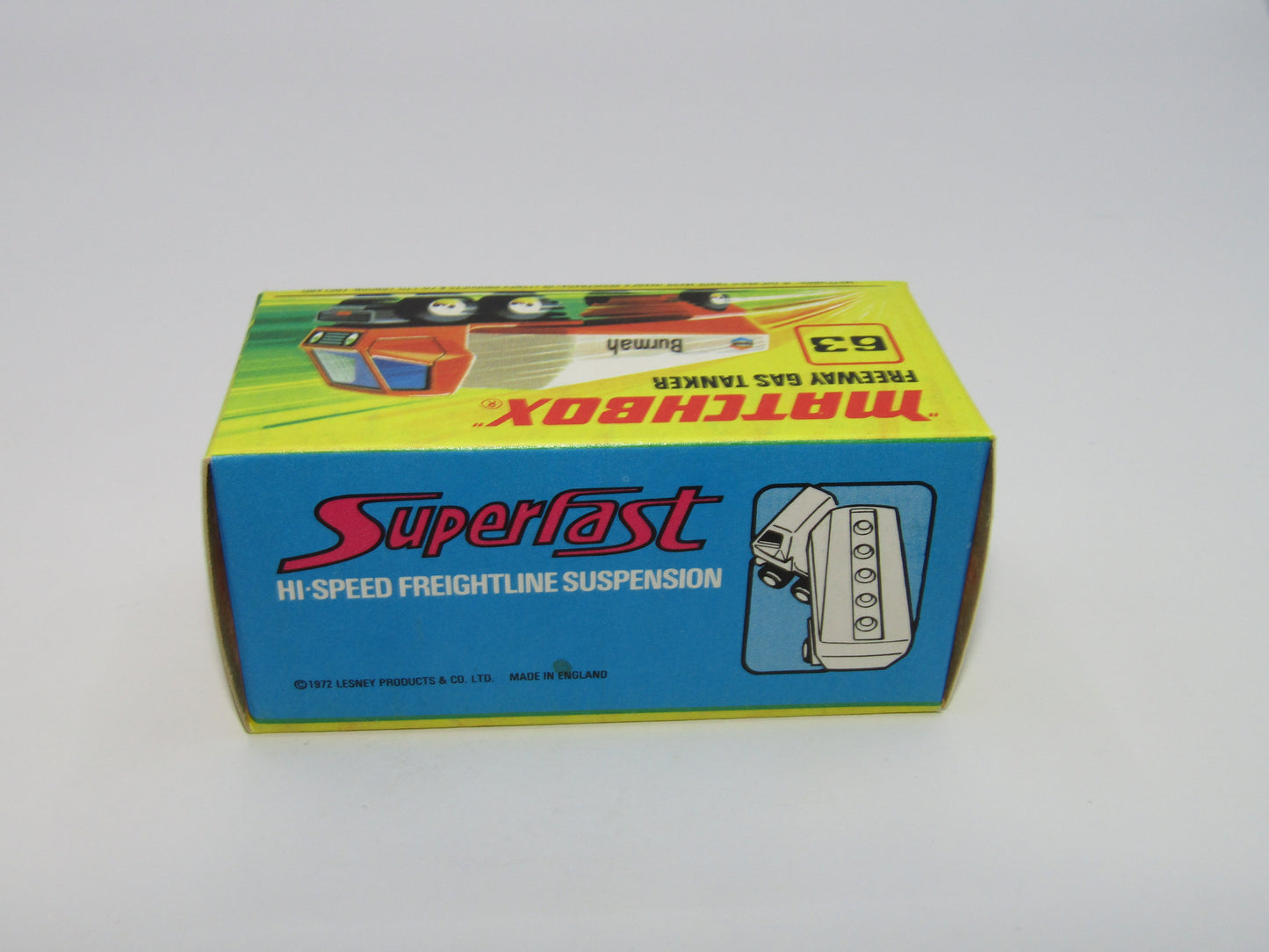 Matchbox Superfast 63B Freeway Gas Tanker - Castrol with Hole to Rear