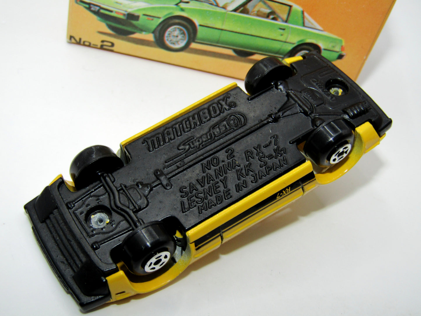 Matchbox Superfast Japan Issue No 2 Mazda Savanna RX-7 Yellow