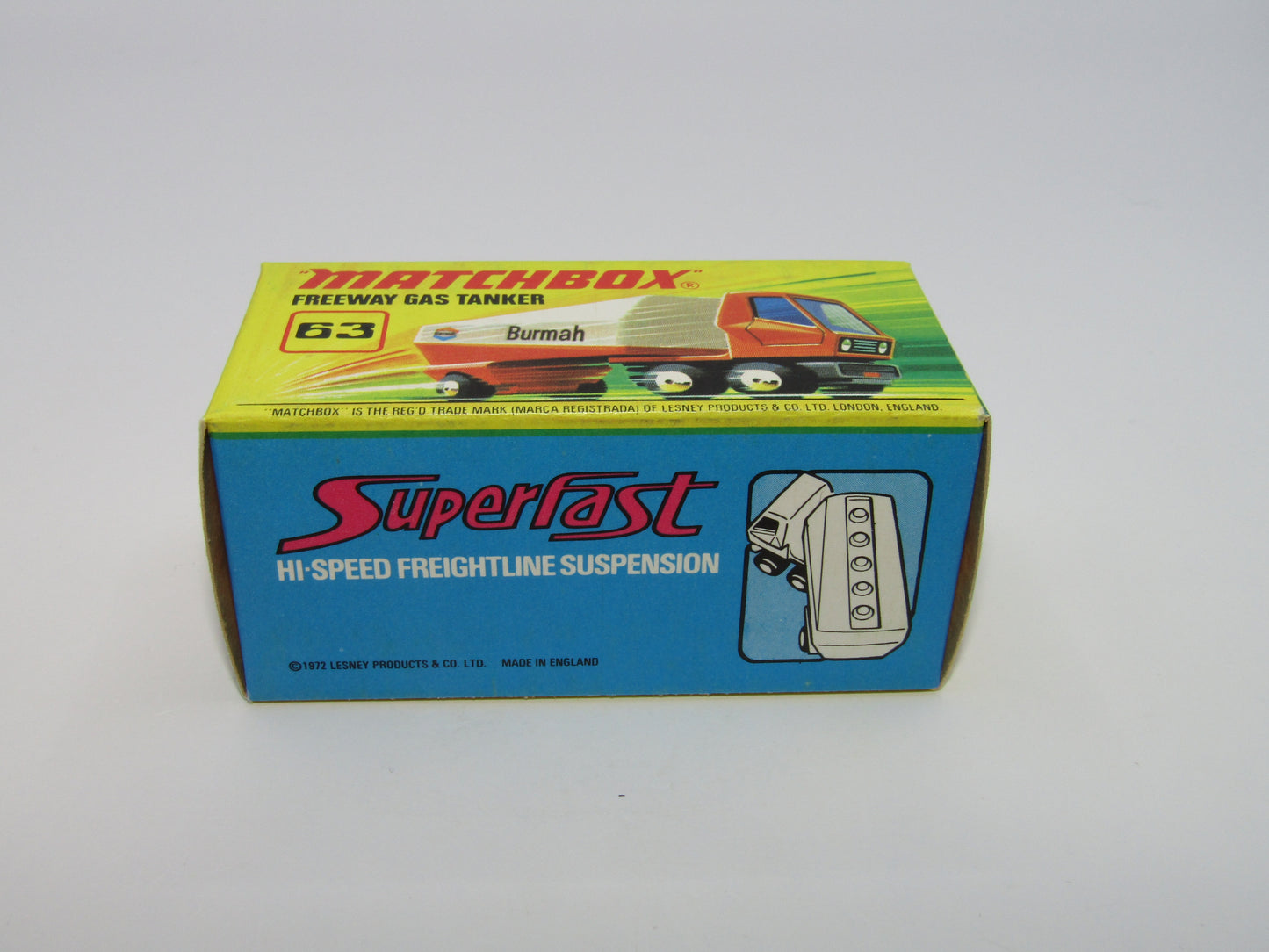 Matchbox Superfast 63B Freeway Gas Tanker - Castrol with Hole to Rear