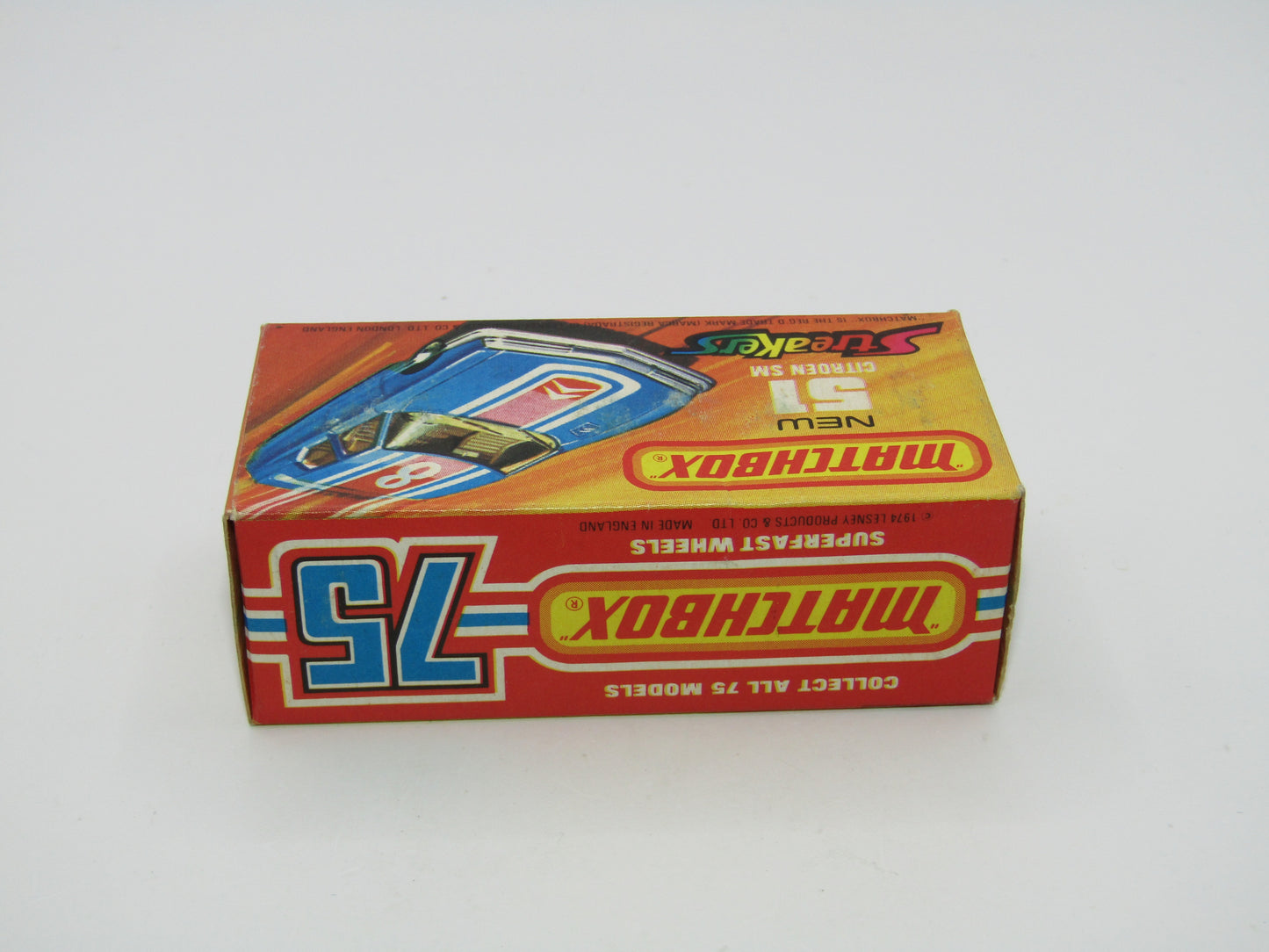 Matchbox Superfast 51B Citroen SM Streakers DOT DASH Wheels Yell Int
