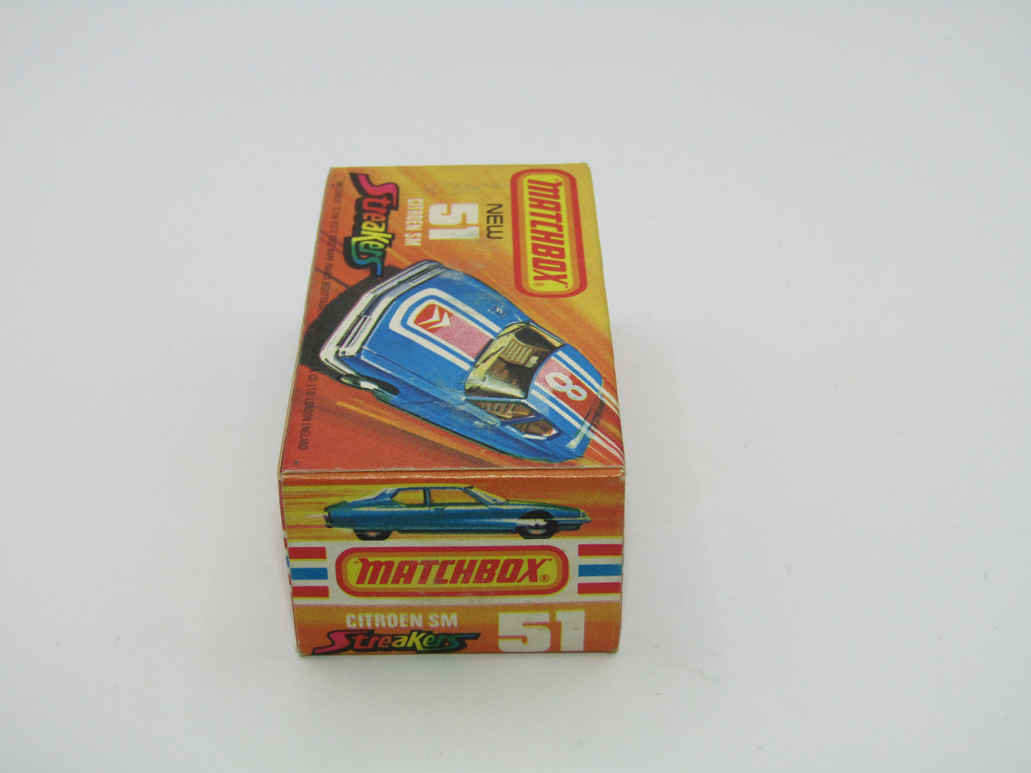 Matchbox Superfast 51B Citroen SM Streakers DOT DASH Wheels Yell Int