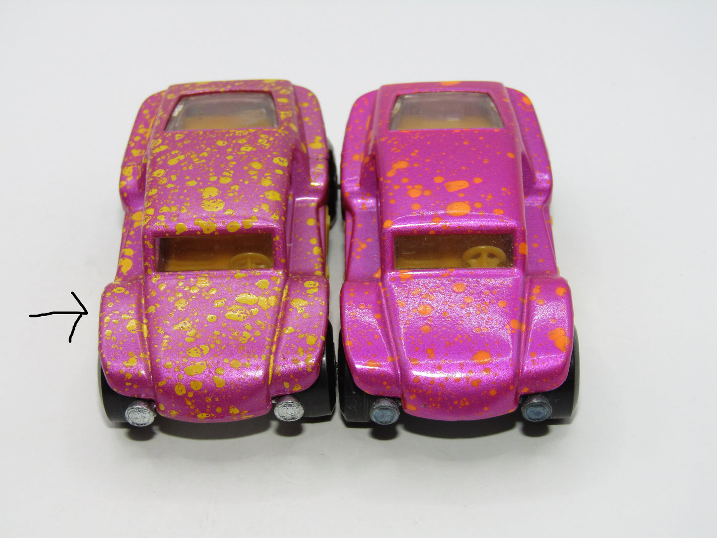 Matchbox Superfast 30B Beach Buggy LIGHT Pink Lost of Splatter