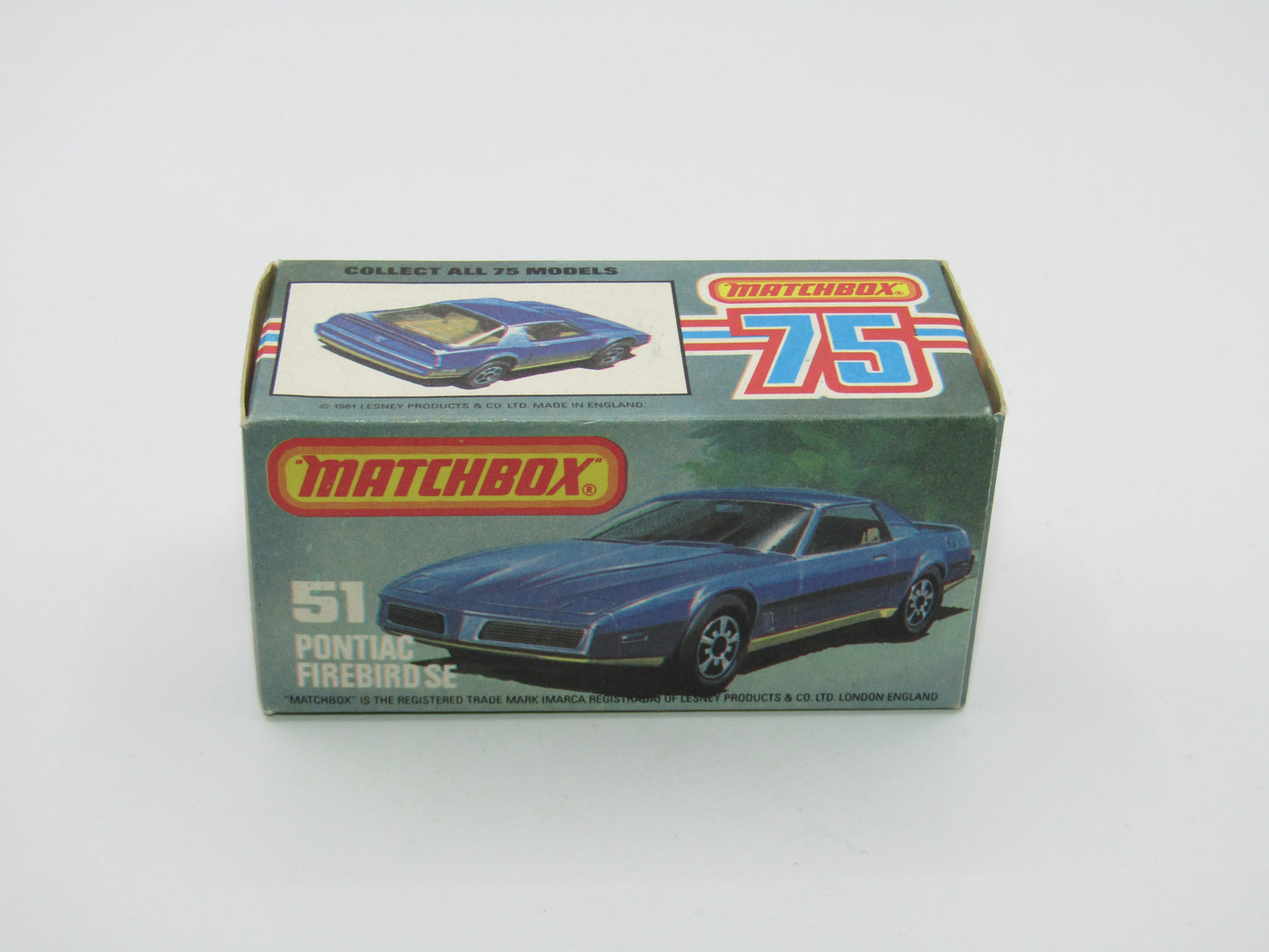 Matchbox Superfast 51D Pontiac Firebird SE Tan Interior
