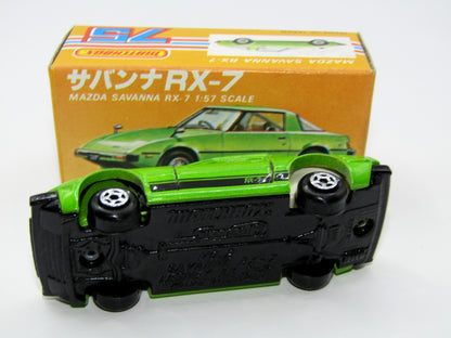 Matchbox Superfast Japan Issue No 2 Mazda Savanna RX-7 Green
