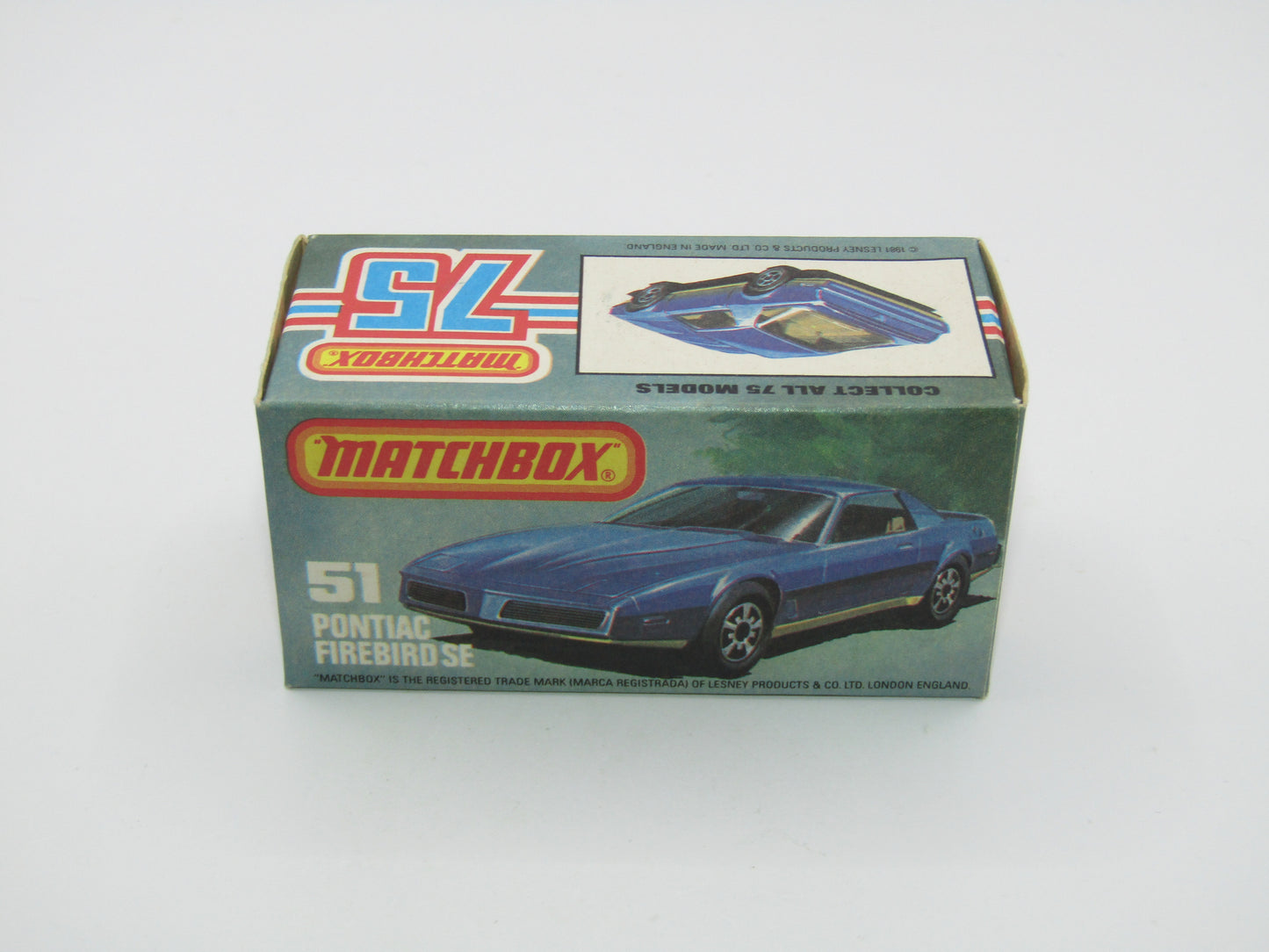 Matchbox Superfast 51D Pontiac Firebird SE Tan Interior