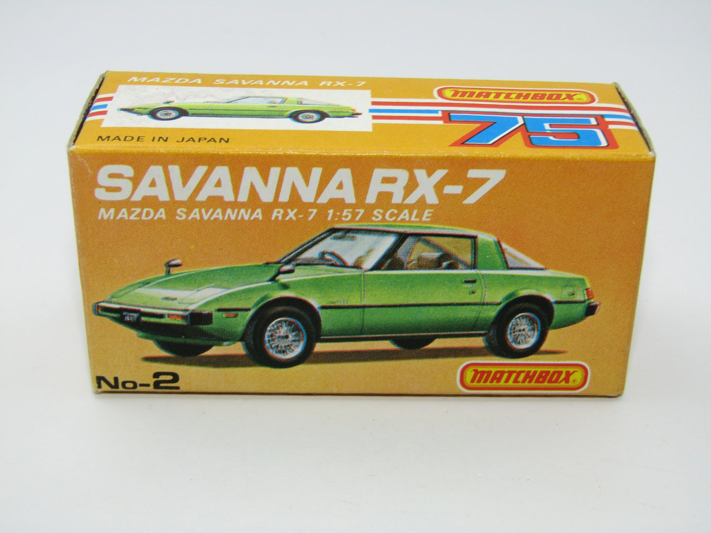 Matchbox Superfast Japan Issue No 2 Mazda Savanna RX-7 Green