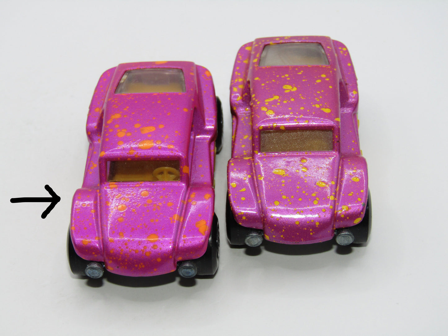Matchbox Superfast 30B Beach Buggy Purple ORANGE SPLATTER