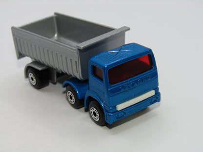 Matchbox Superfast 30D Articulated Truck Metallic Blue Red Windows