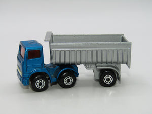Matchbox Superfast 30D Articulated Truck Metallic Blue AMBER Windows