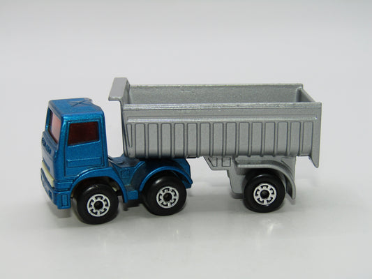 Matchbox Superfast 30D Articulated Truck Metallic Blue AMBER Windows
