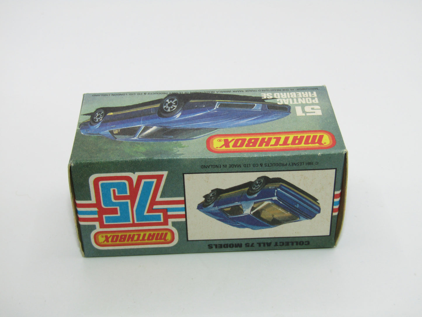 Matchbox Superfast 51D Pontiac Firebird SE Tan Interior AMBER Windows
