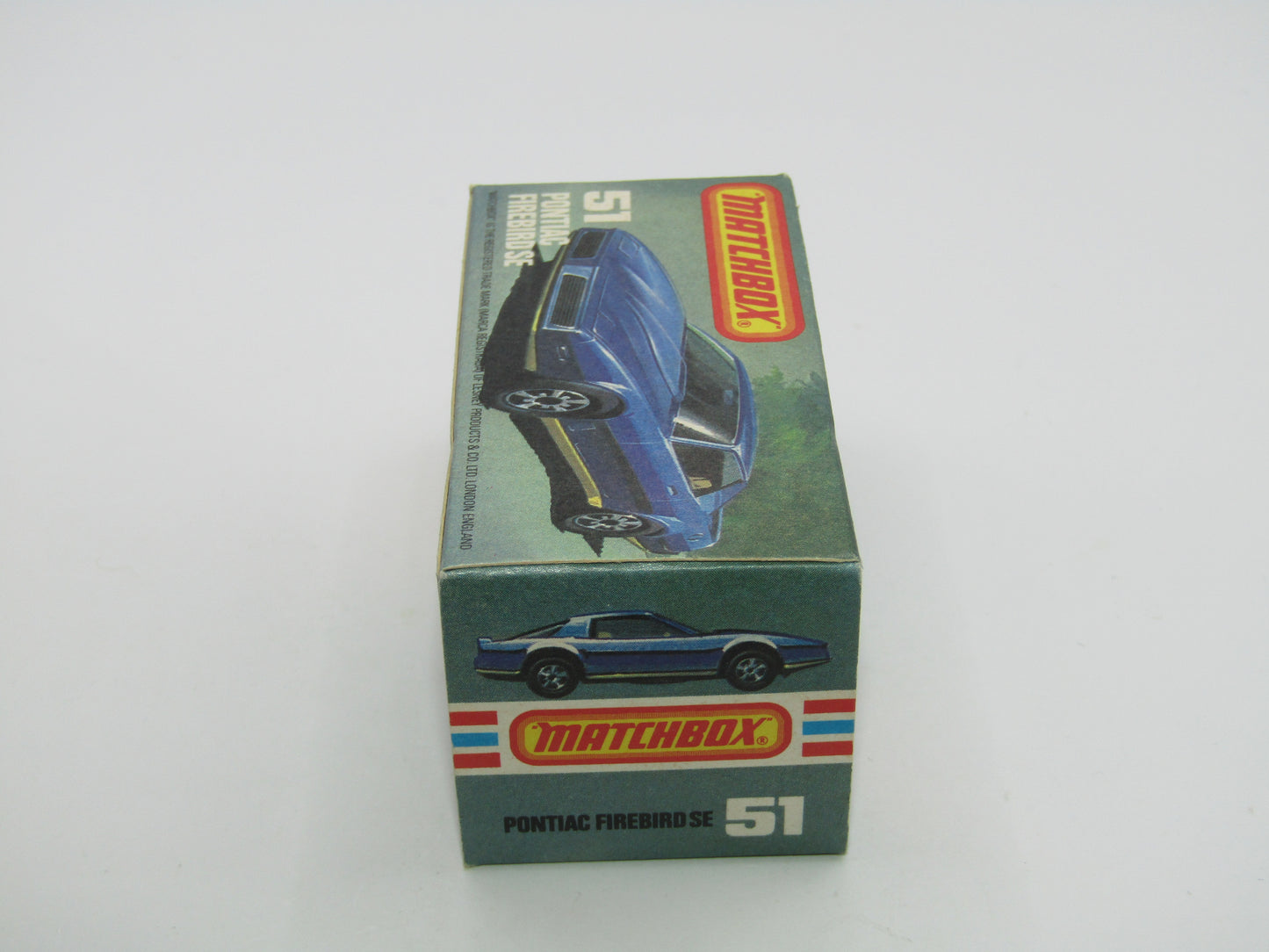 Matchbox Superfast 51D Pontiac Firebird SE Tan Interior AMBER Windows