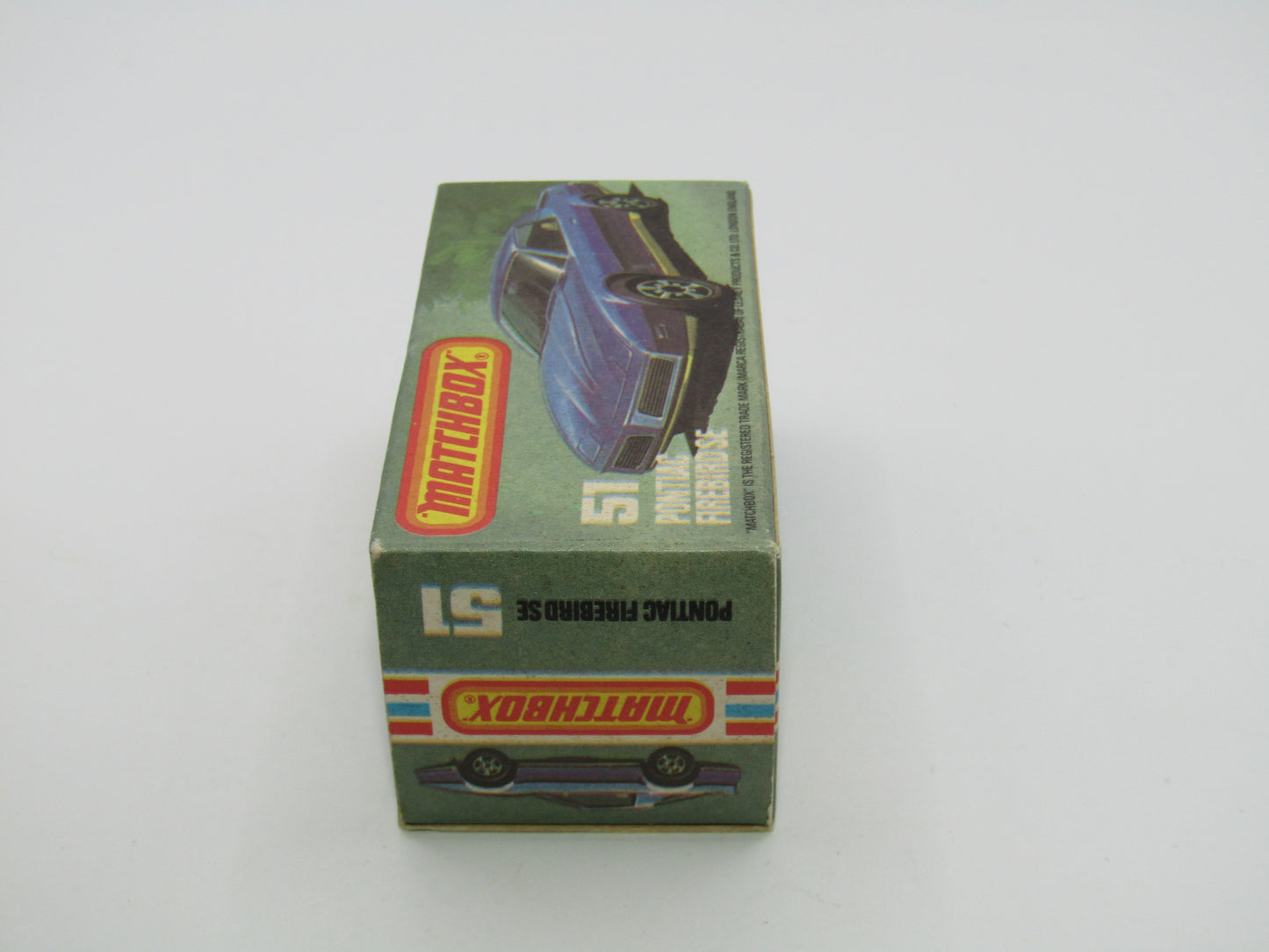 Matchbox Superfast 51D Pontiac Firebird SE YELLOW Interior AMBER Windows