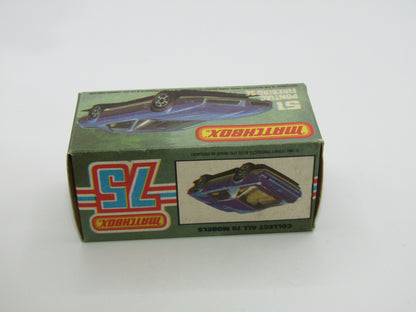 Matchbox Superfast 51D Pontiac Firebird SE YELLOW Interior AMBER Windows