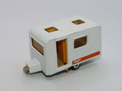 Matchbox Superfast 31C Caravan ORANGE Seagull Labels TAN Interior