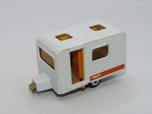 Matchbox Superfast 31C Caravan ORANGE Seagull Labels TAN Interior