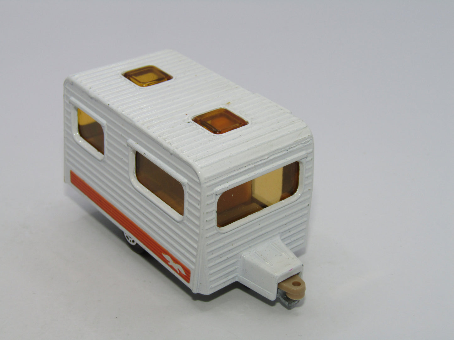 Matchbox Superfast 31C Caravan ORANGE Seagull Labels TAN Interior