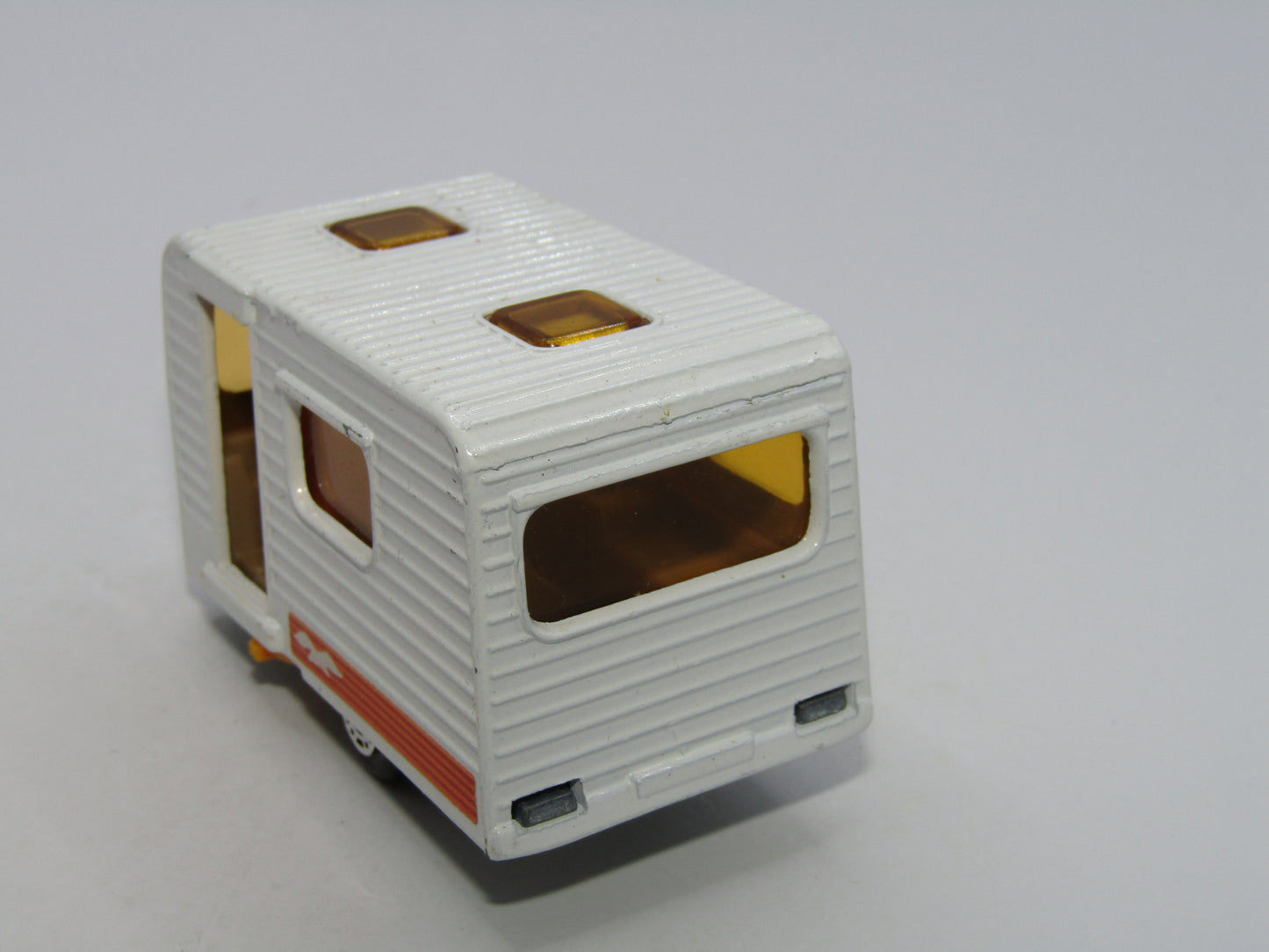 Matchbox Superfast 31C Caravan ORANGE Seagull Labels TAN Interior