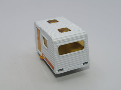 Matchbox Superfast 31C Caravan Orange Seagull Labels Light Yellow Interior