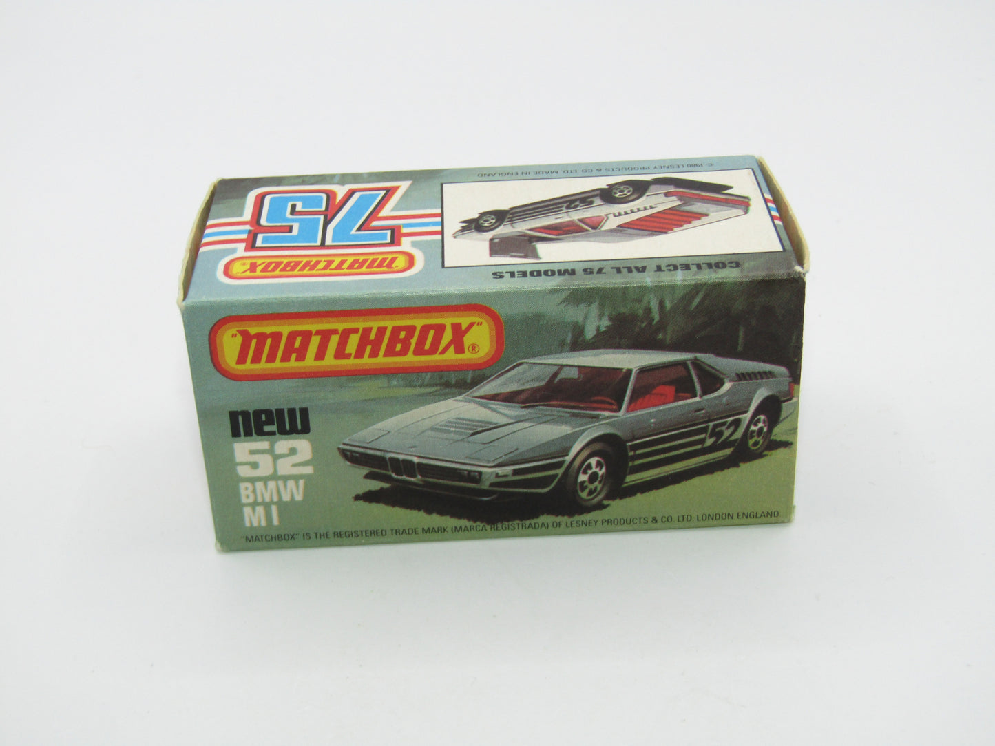 Matchbox Superfast 52C BMW M1 NO TAMPO PRINT