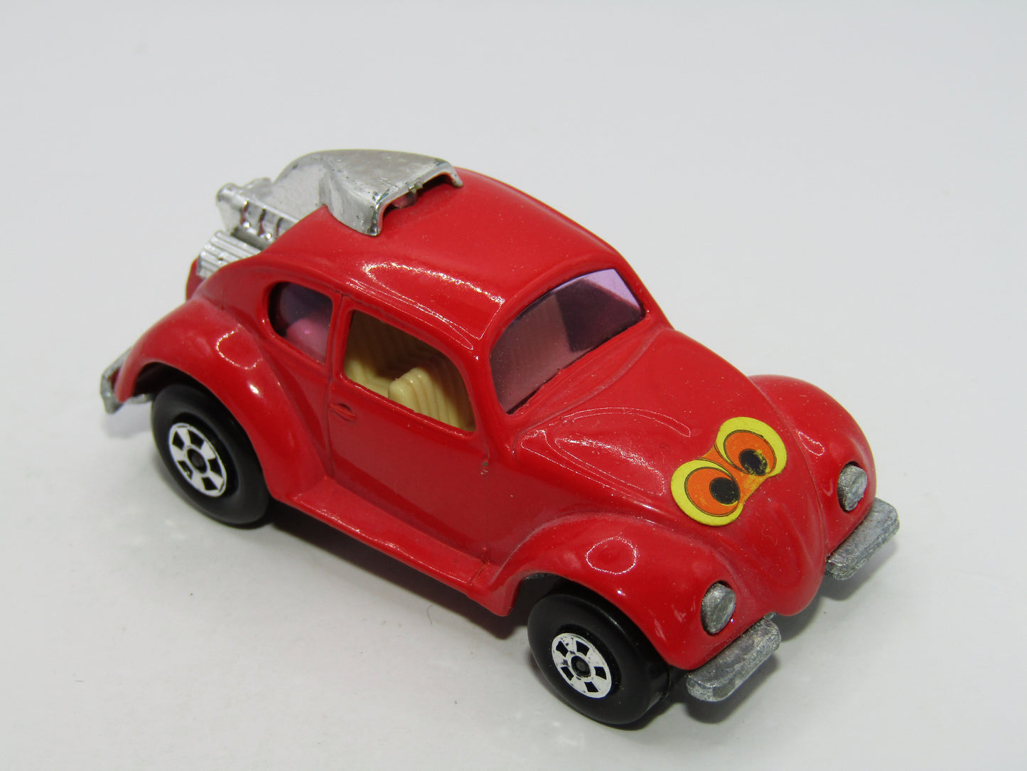 Matchbox Superfast 31B Volks-dragon Red No Ribs on Roof Engine CREAM Interior
