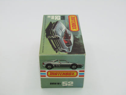 Matchbox Superfast 52C BMW M1 NO TAMPO PRINT