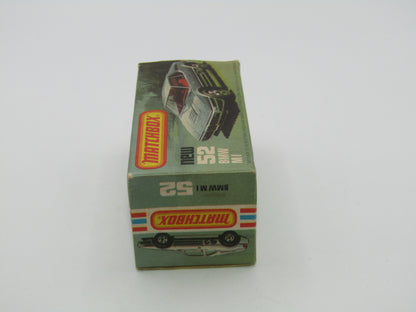 Matchbox Superfast 52C BMW M1 DARK SMOKE Windows DARK RED Interior