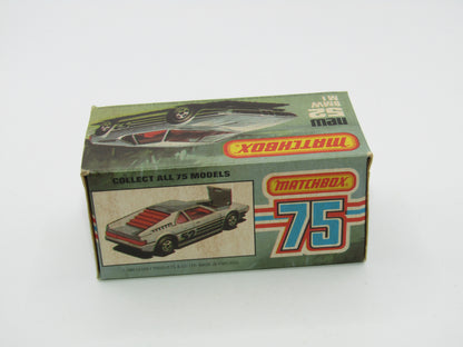 Matchbox Superfast 52C BMW M1 DARK SMOKE Windows DARK RED Interior