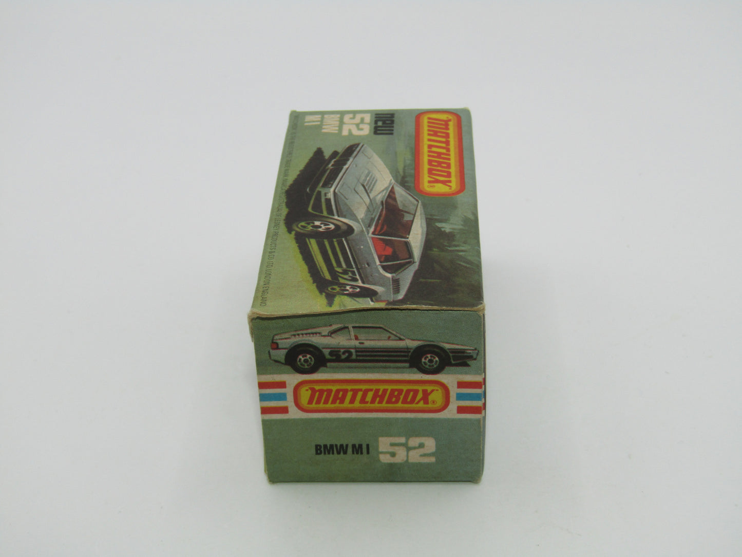 Matchbox Superfast 52C BMW M1 DARK SMOKE Windows DARK RED Interior