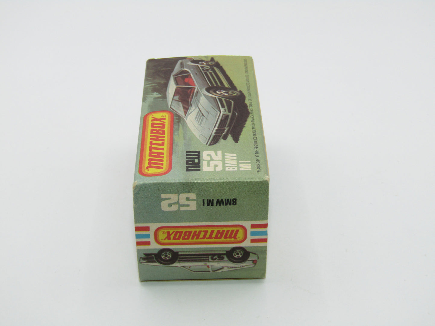 Matchbox Superfast 52C BMW M1 FLAT BLACK Base Red Interior