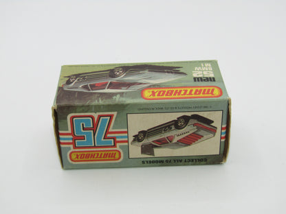 Matchbox Superfast 52C BMW M1 FLAT BLACK Base Red Interior