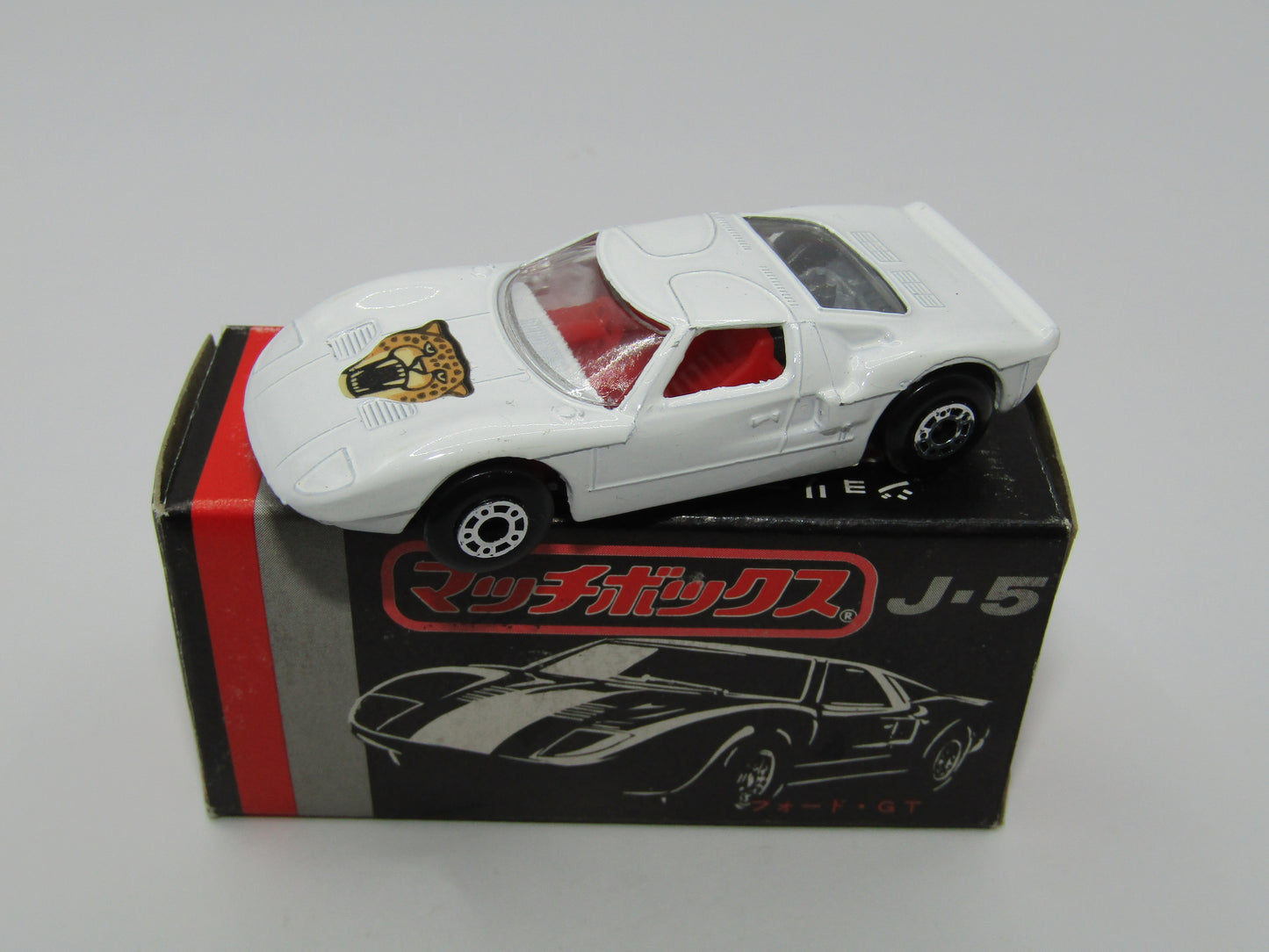 Matchbox Superfast Japan Issue J-5 41A Ford G.T. Leopard Label DOT-DASH Wheels