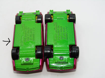 Matchbox Superfast 32B Maserati Bora NARROW 5 Spoke Wide Slot Wheels