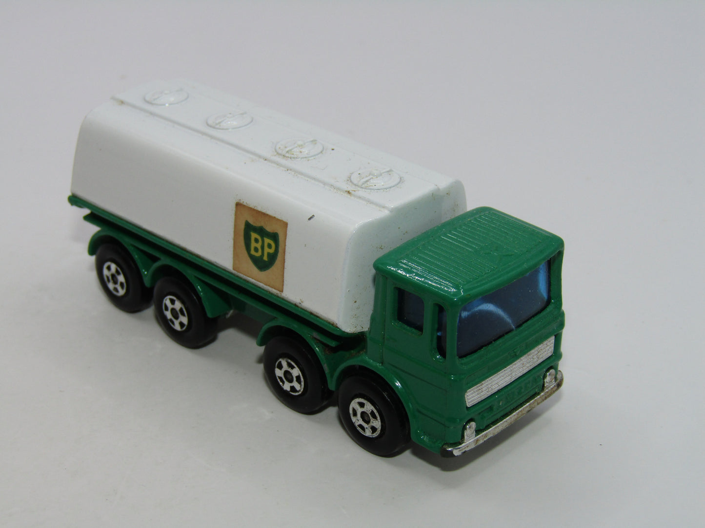 Matchbox Superfast 32A Leyland Petrol Tanker BP Labels 5 Spoke Wheels