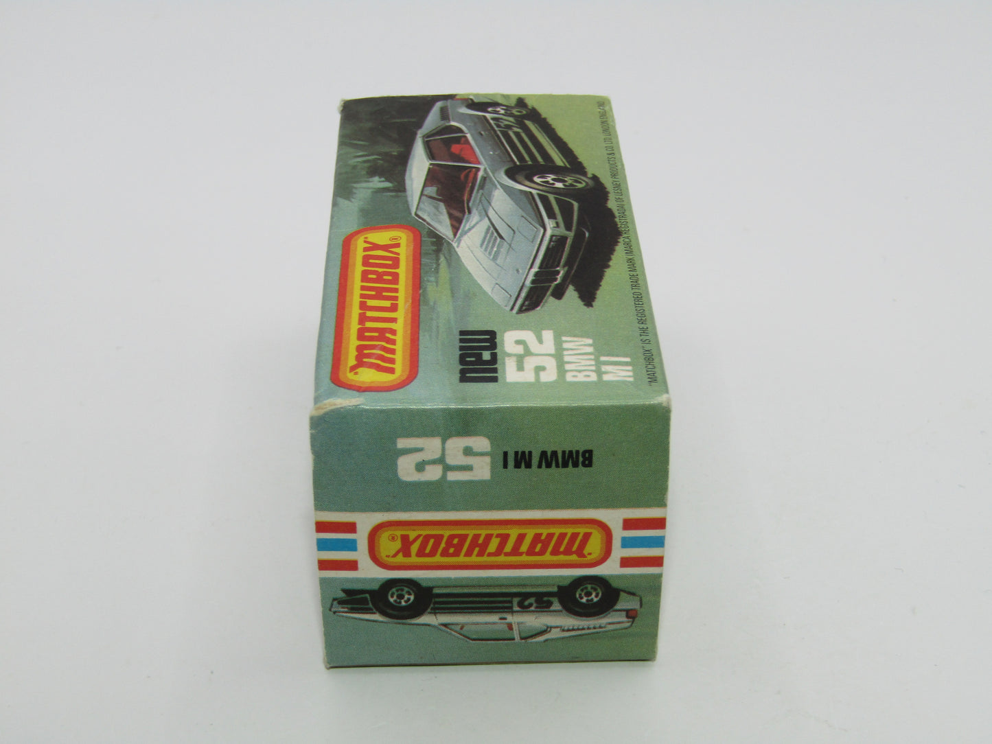Matchbox Superfast 52C BMW M1 CHARCOAL BLACK Base Pink-Red Int