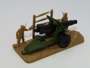 Matchbox Superfast 32C Field Gun Olive Green
