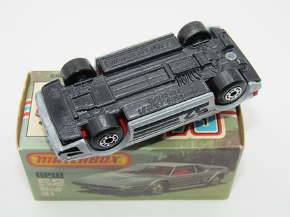 Matchbox Superfast 52C BMW M1 GLOSSY GREY Base Red Interior