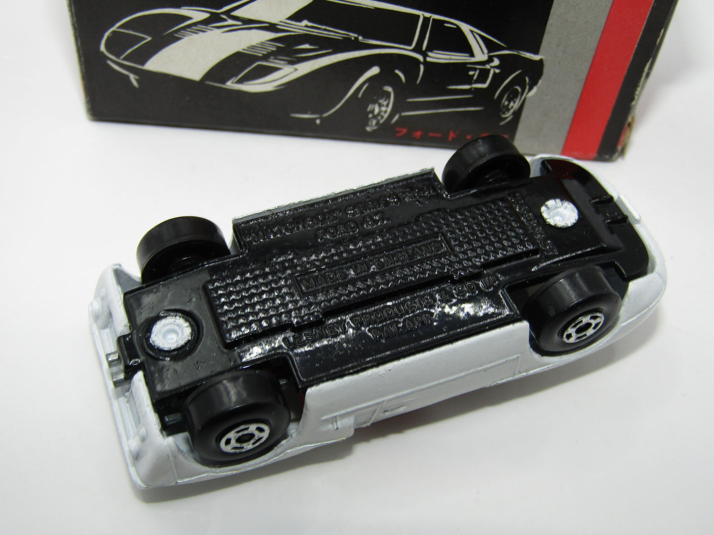 Matchbox Superfast Japan Issue J-5 41A Ford G.T. "6" Label 5 Spoke Wheels