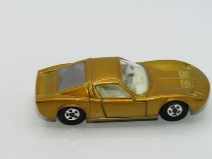 Matchbox Superfast 33A Lamborghini Miura  Dark Gold Narrow Wheels