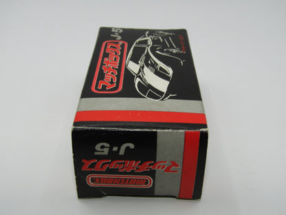 Matchbox Superfast Japan Issue J-5 41A Ford G.T. "6" Label 5 Spoke Wheels