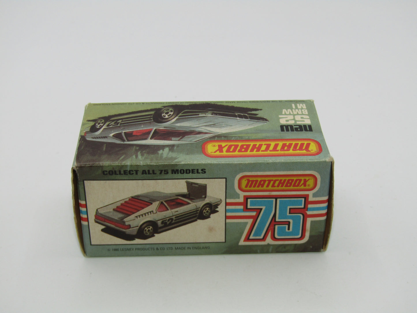 Matchbox Superfast 52C BMW M1 GLOSSY GREY Base Red Interior