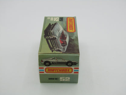 Matchbox Superfast 52C BMW M1 GLOSSY GREY Base Red Interior