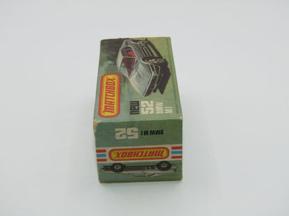 Matchbox Superfast 52C BMW M1 SATIN Black Base Red Interior