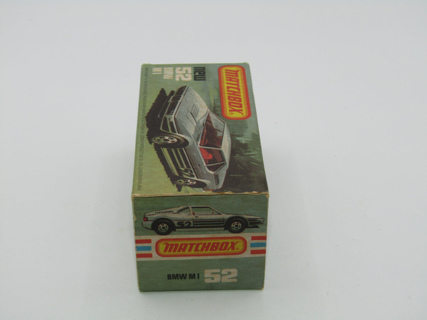 Matchbox Superfast 52C BMW M1 SATIN Black Base Red Interior