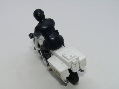 Matchbox Superfast 33C Police Motor Cyclist LAPD Silver Engine Mag Wheels